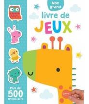 Mon grand livre de jeux + 500 autocollants  - CHARLY LANE - Editions Kimane