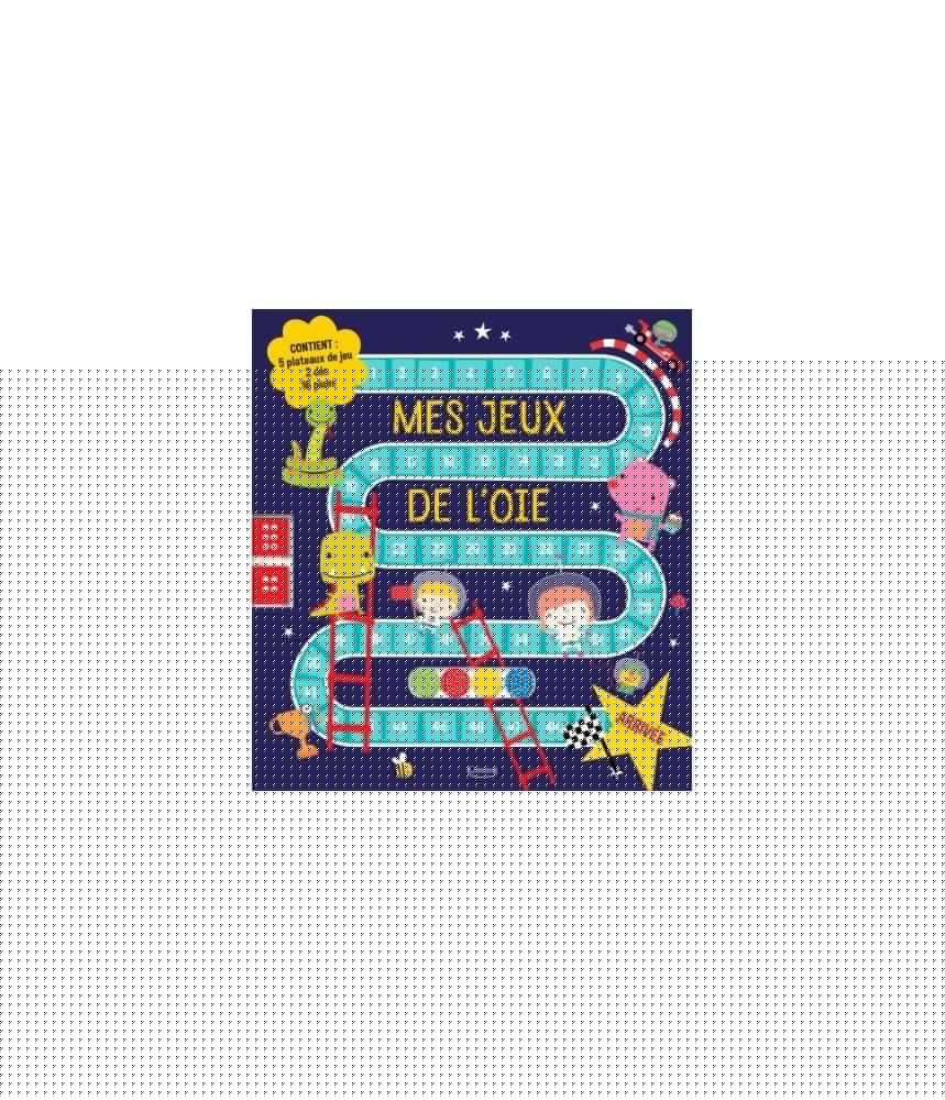 Mes jeux de l'oie - 5 plateaux de jeu, avec 2 dés et 16 pions inclus ! -DAWN MACHELL- Editions Kimane