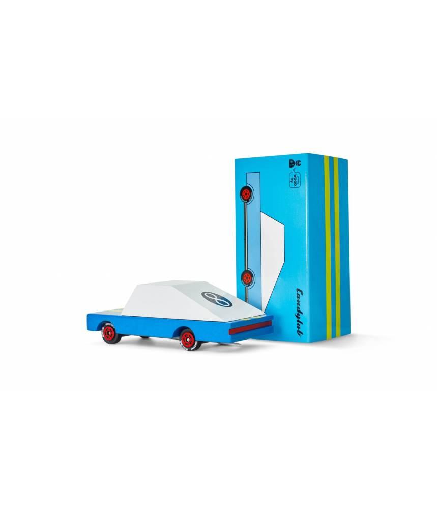 Blue Racer - véhicule en bois - Taille small - Candylab Toys