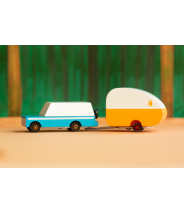 Pinecone Camper - remorque pour véhicule en bois - Taille small - Candylab Toys