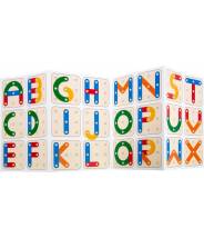 Puzzle à encastrer Lettres et Nombres, formes géométriques - Smallfoot