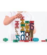 34 Nombres colorés Montessori en RE-Wood® - WISSNER