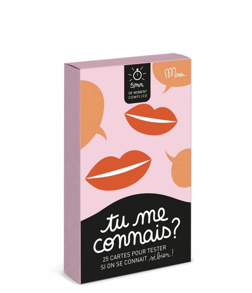 TU ME CONNAIS ? - 25 CARTES POUR TESTER SI ON SE CONNAÎT SI BIEN QUE ÇA !  - Minus