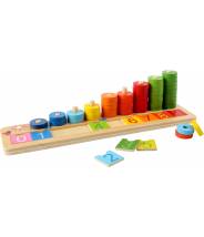Planche de calcul multicolore