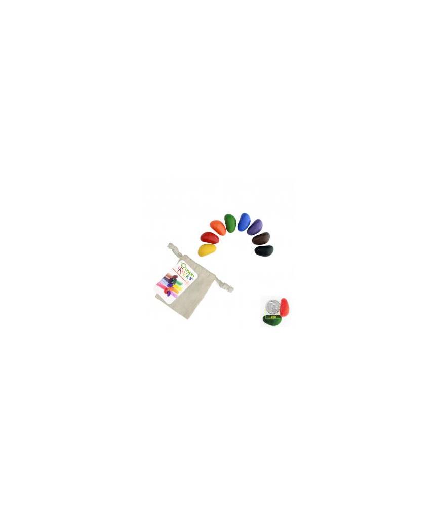 Crayons Rock - Crayons cailloux lot de 8