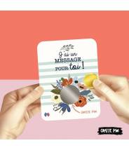 Carte d'anniversaire à gratter - Gratte-moi