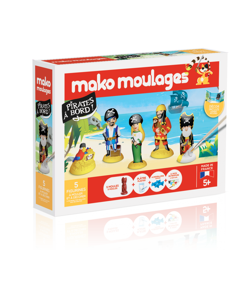 Mako Moulages - Le Monde Des Dinosaures - Coffret de moulage en