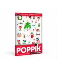 Un calendrier de l’Avent en stickers - Poppik