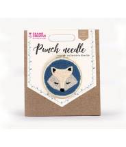 KIT PUNCH NEEDLE RENARD - Graine Créative