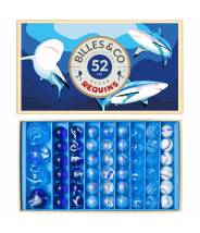 COFFRET DE BILLES REQUINS -...