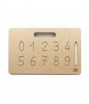 Tablette d'écriture chiffres Montessori - Mazafran