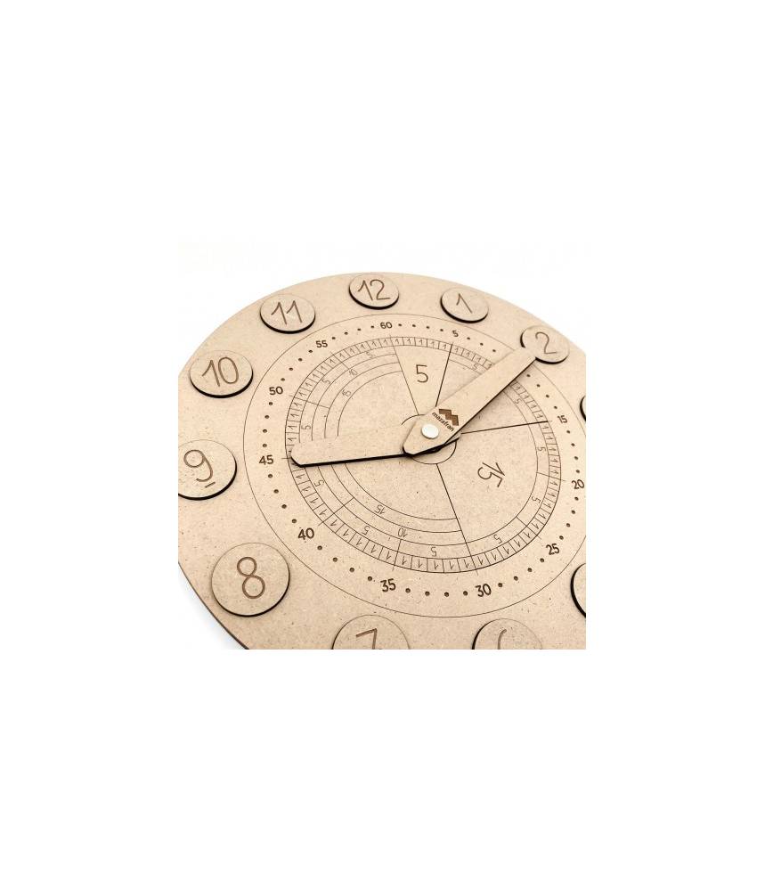 Horloge du temps Montessori - Mazafran