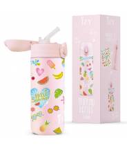 Gourde en Inox rose summer - Izy Bottle