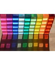 20 cubes translucides colorés Bauspiel