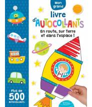 Mon grand livre d'autocollants, 4-5 ans : les transports, les