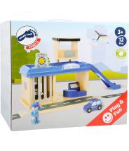 Poste de police et ses accessoires - compatible circuit de train