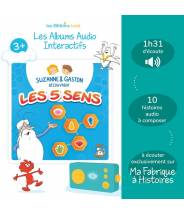 3+ Suzanne et Gaston découvrent les 5 sens - Album audio pour Lunii