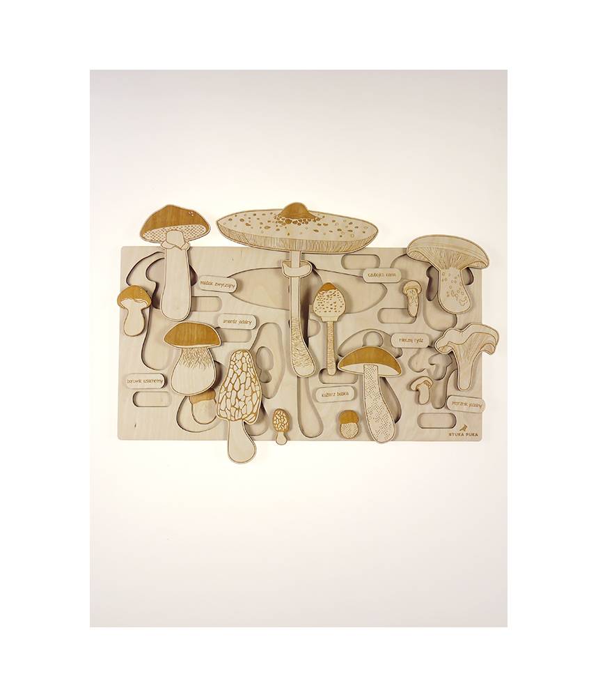 Les champignons - Puzzle Stuka Puka