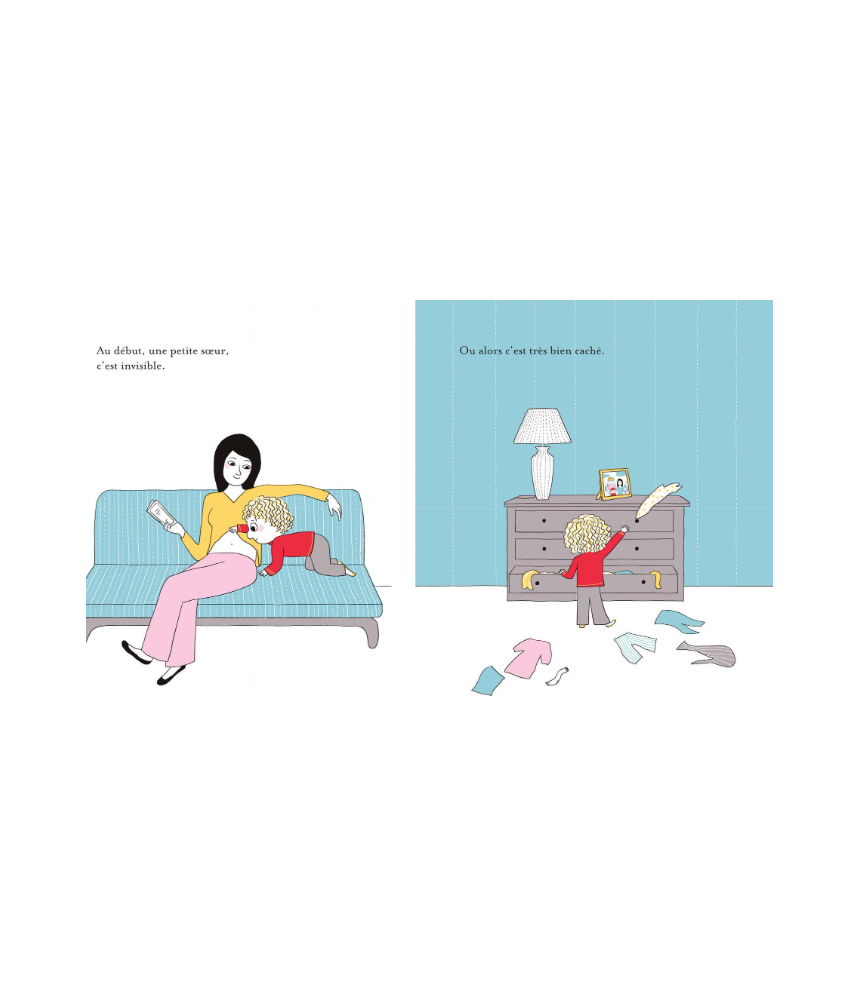 Un amour de petite sœur Astrid Desbordes Editions Albin Michel