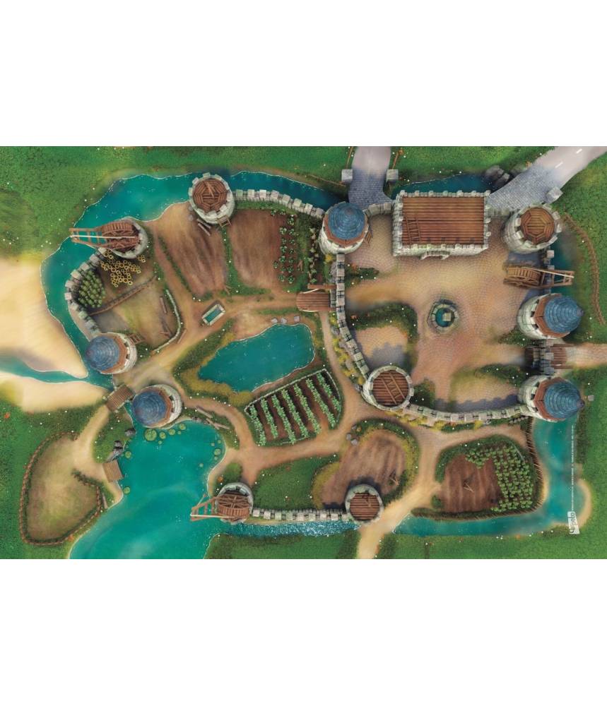 Nouveau ! Tapis de jeu CITADELLE MEDIEVALE - Carpeto