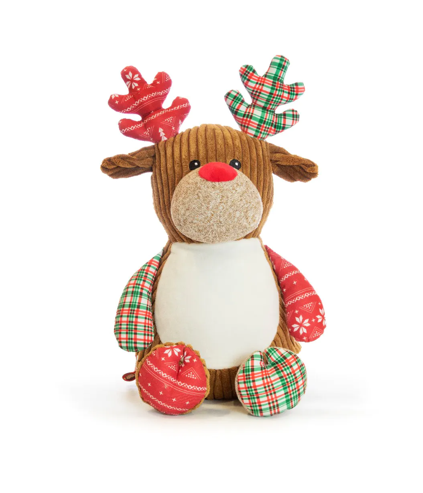 Fluffy Renne Peluche Poupée Douce Rembourrée Arbre de Noël Elk Modèle Noël  Décoration de Maison Peluche Cerf Jouets Enfants Joyeux Noël Cadeau Renne