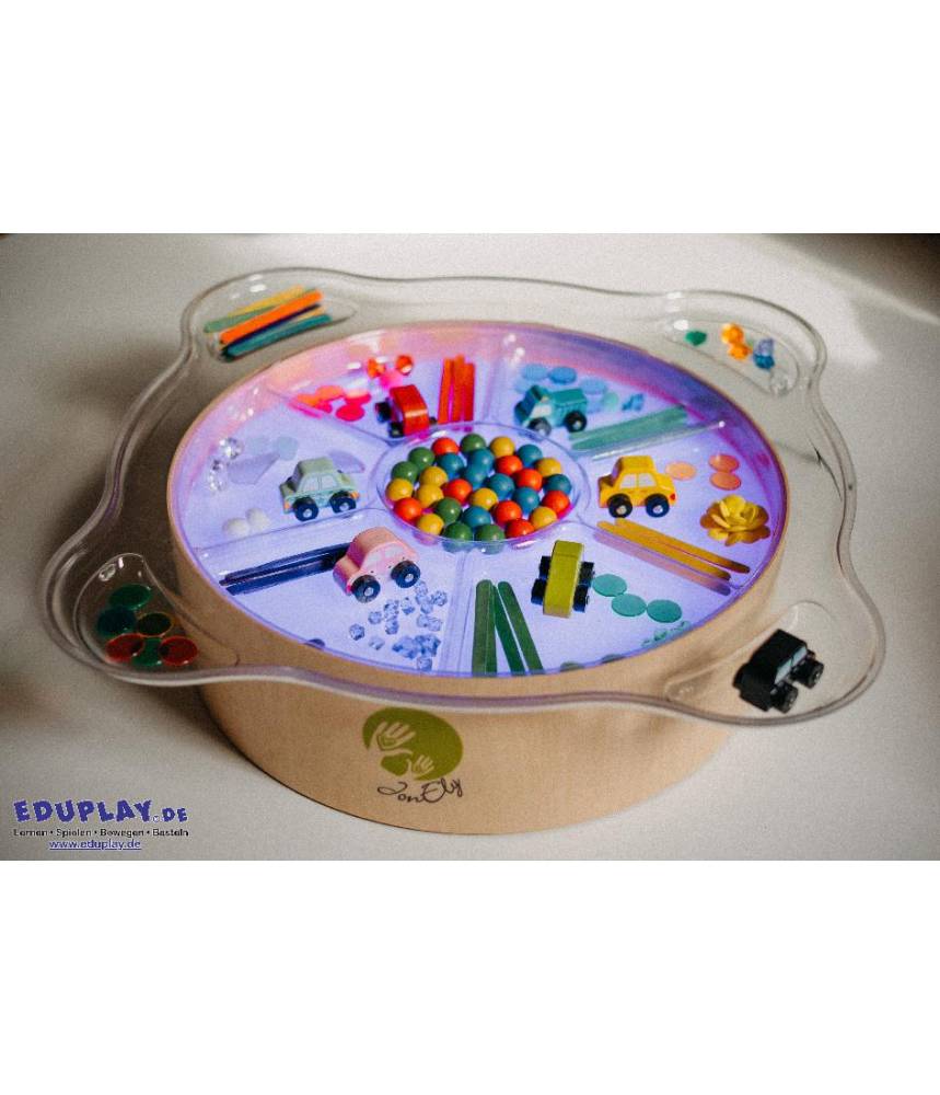 Trieur transparent pour table lumineuse ronde Jonely "magiclight"