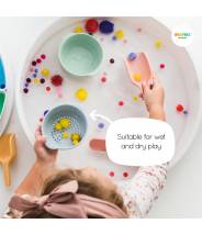 3 bols, ton bleu, Accessoires pour PlayTRAY - Inspire my play