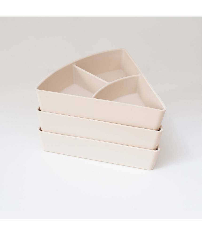 3 Inserts de rangement "Brun" pour PlayTRAY - Inspire my play