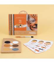 Kit 6 couleurs vie sauvage, Maquillage bio déguisement - Namaki