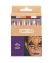 6 crayons de maquillage Mondes des horreurs, Maquillage bio Halloween - Namaki