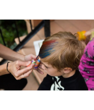 Mascara cheveux Bleu, Maquillage bio Halloween - Namaki