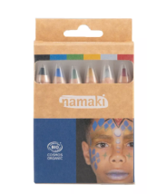 6 crayons de maquillage Mondes Intergalactiques, Maquillage bio déguisement - Namaki