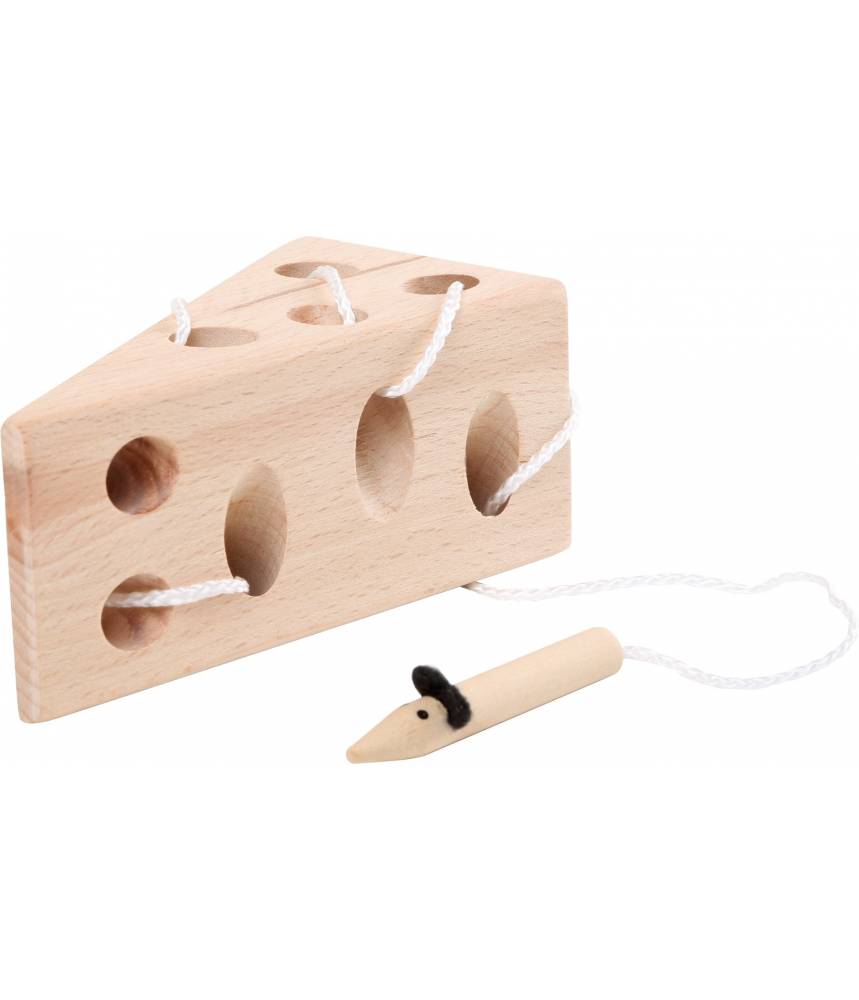 Jeu de lacets Le petit fromage et la souris