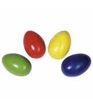4 Petits oeufs en bois à secouer GOKI