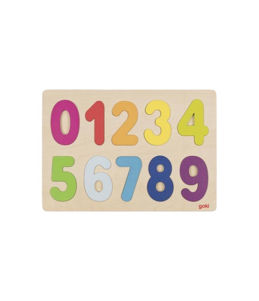 Puzzle chiffres nouvelles couleurs GOKI