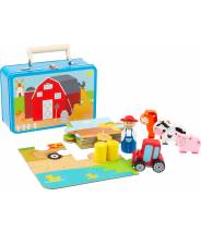 Set de jeu dans sa valise "Ferme"