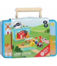 Set de jeu dans sa valise "Ferme"