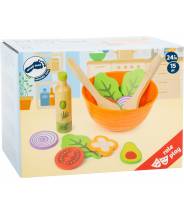 Set de jeu "Salade" en bois pour cuisine