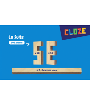 LA SUITE - CLOZE - JEU DE CONSTRUCTION EN BOIS