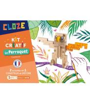 Kit Créatif Perroquet - CLOZE - JEU DE CONSTRUCTION EN BOIS