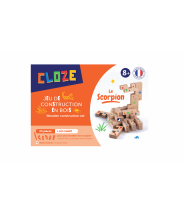KIT CRÉATIF SCORPION - CLOZE - JEU DE CONSTRUCTION EN BOIS