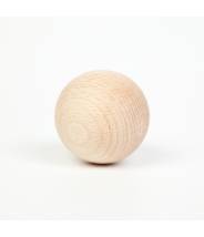 6 boules en bois naturel - Grapat