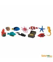 Tube - Animaux d'Asie - Figurine Safari Ltd - Ambiance Montessori