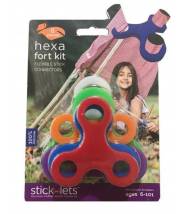 Stick-lets lot de 6 , Connecteurs flexibles pour cabane