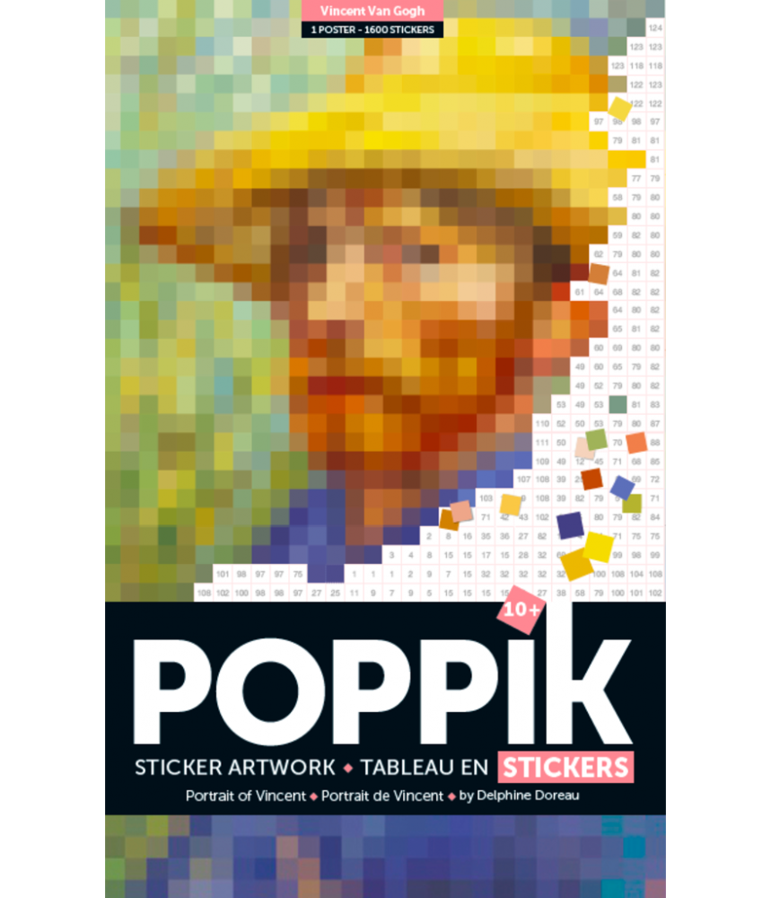 VAN GOGH autoportrait - Poppik Sticker Art