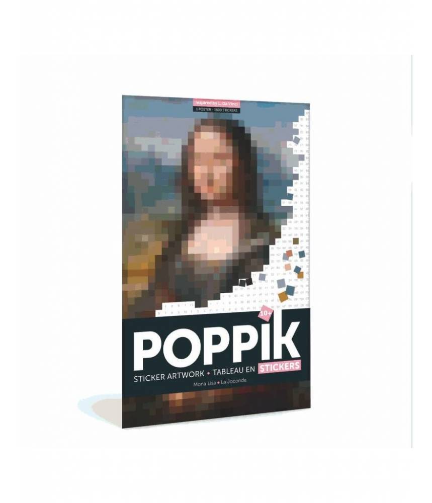 Mona Lisa La Joconde - Poppik Sticker puzzle
