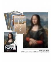 Mona Lisa La Joconde - Poppik Sticker puzzle