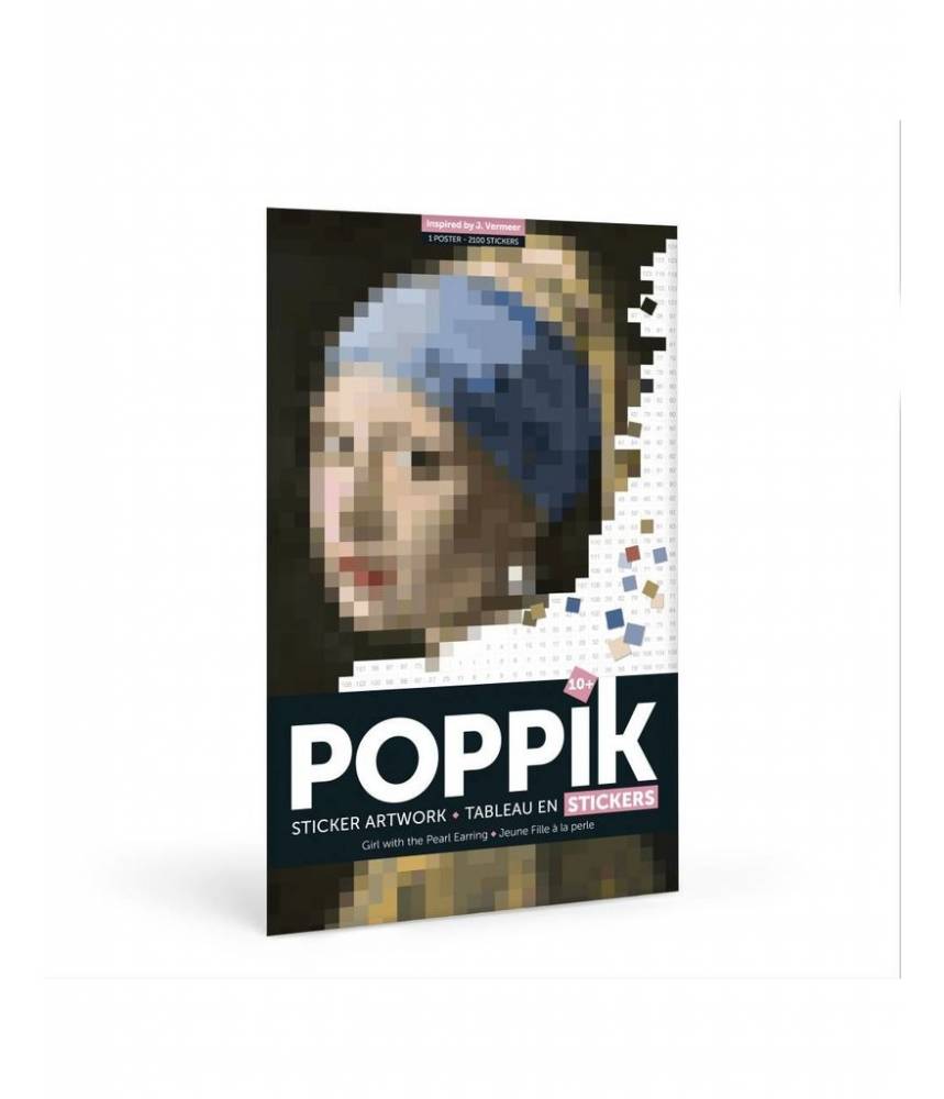 La jeune fille à la perle - Poppik Sticker puzzle