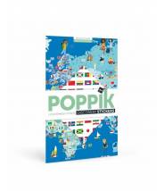 Drapeaux du monde - Poppik Sticker Discovery