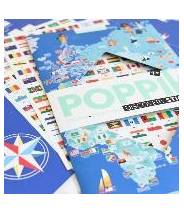Drapeaux du monde - Poppik Sticker Discovery